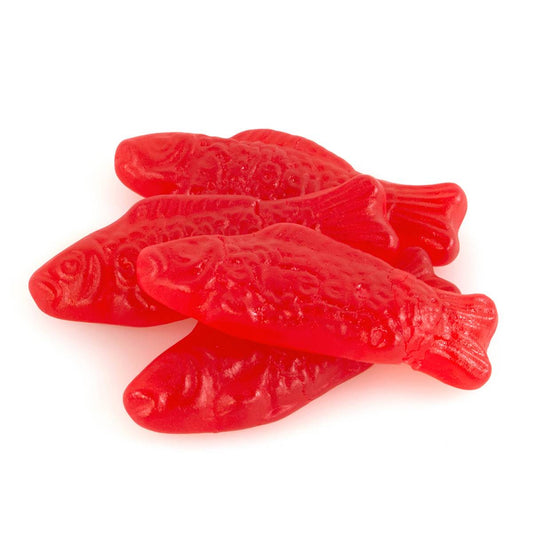 Kervan Bulk - Red Fish Gummies 5lb - CandyStation