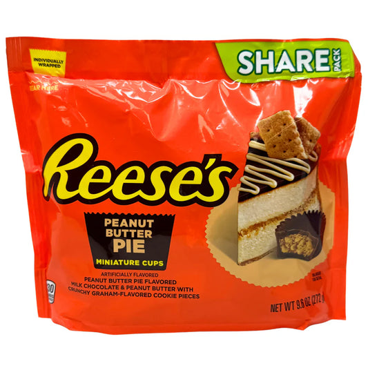 Reese's Peanut Butter Pie Miniature Cups Share Pack 9.6oz X 8 Units
