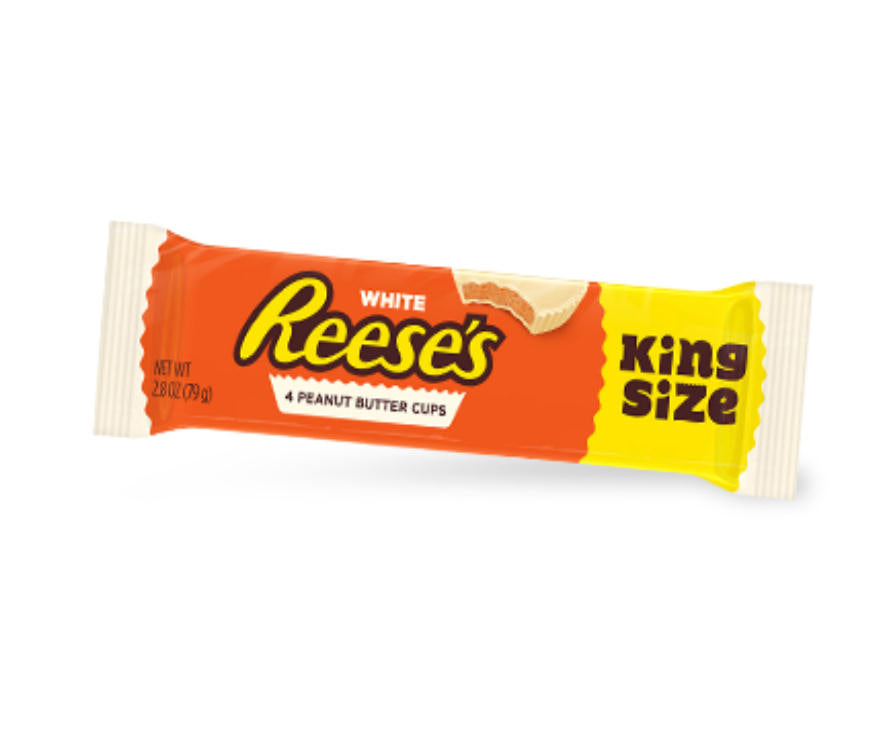 HERSHEY REESE WHITE - KING SIZE  SINGLE