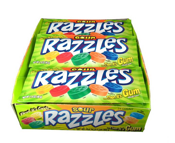 RAZZLES SOUR POUCH 