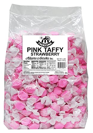 Adams & Brooks Taffy - Strawberry 3lb X 1 Unit