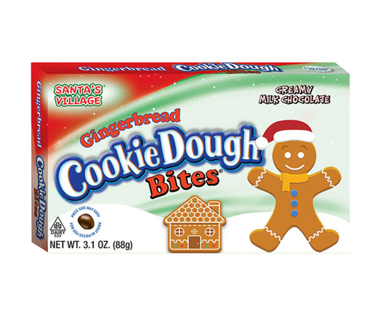 Xmas - Theater Box Cookie Dough Gingerbread Bites 3.1oz X 12 Units