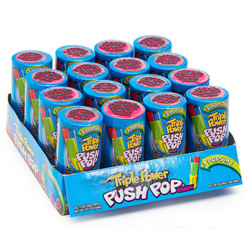 Topps Triple Power Push Pop Original X 16 Units