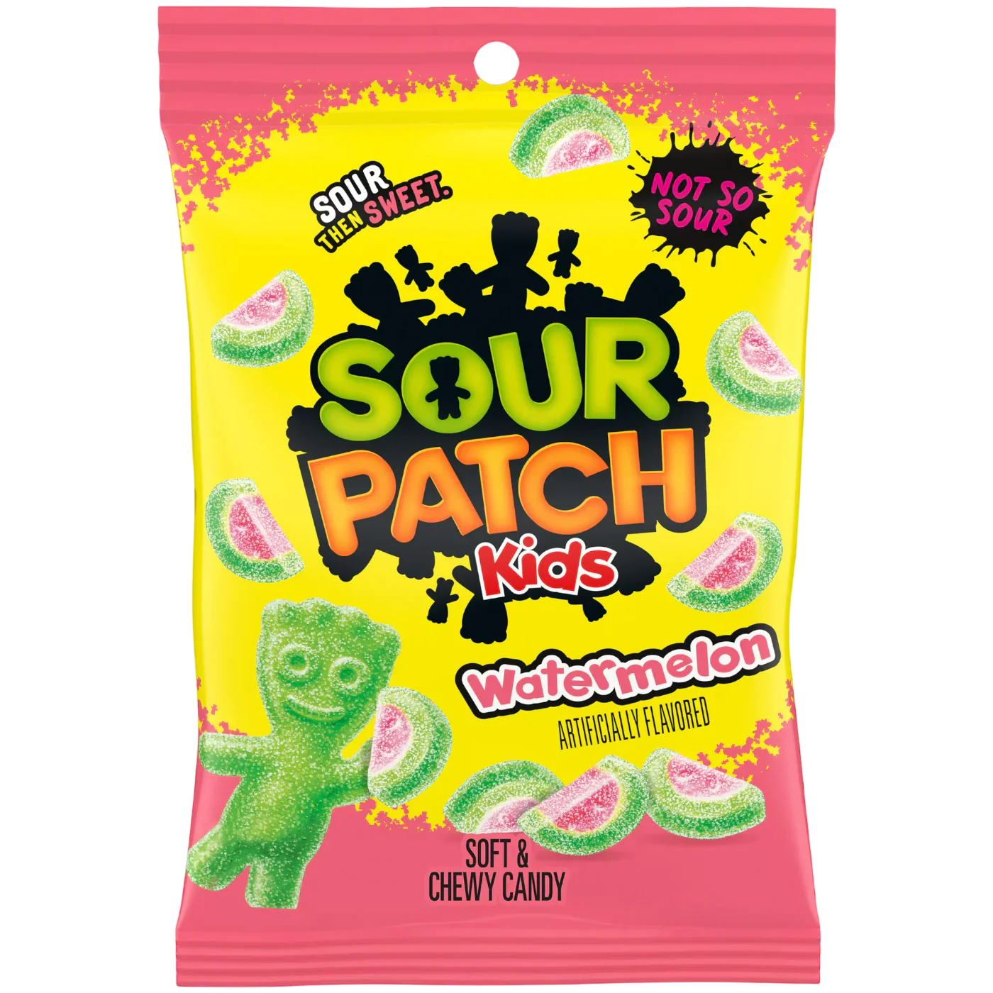 Sour Patch Kids Watermelon Peg Bag 3.56oz X 12 Units